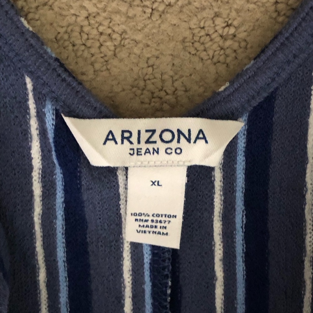Blue-striped Romper